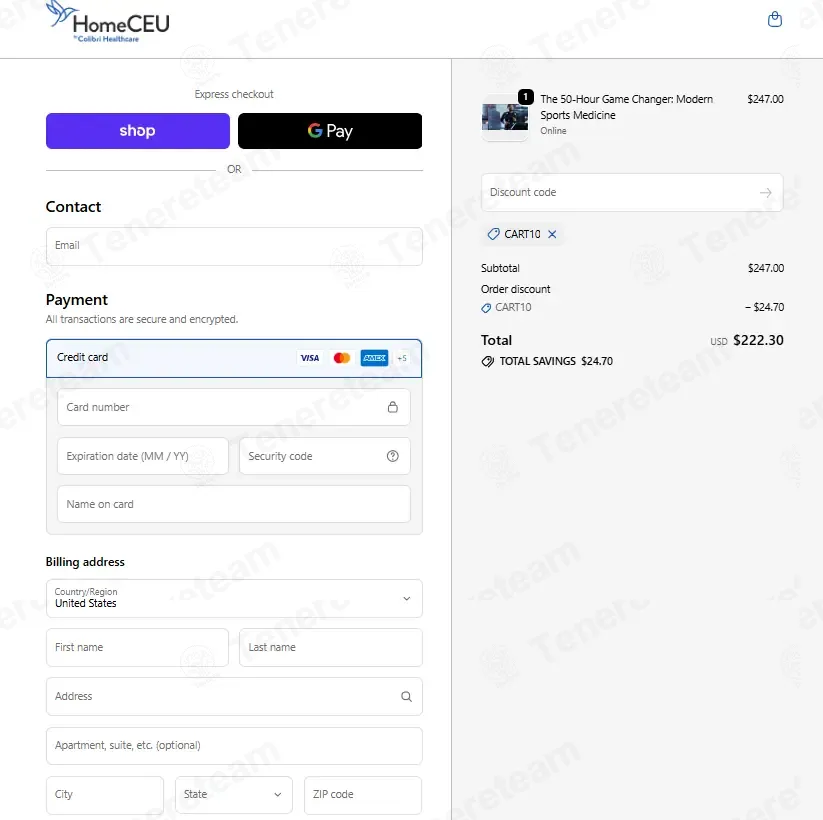 Homeceuconnection coupon code: 10% off with CART10. Tested and valid as 1 month ago.