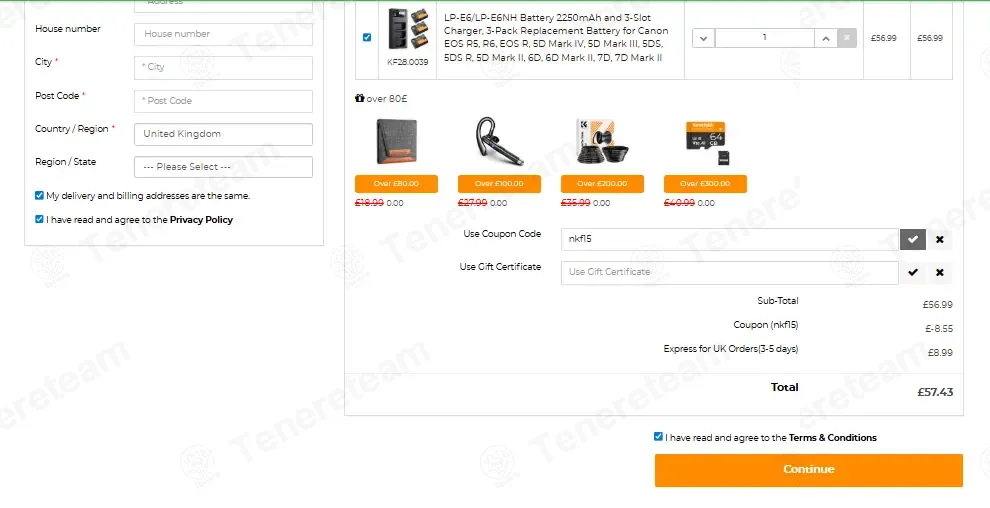 K and F Concept UK coupon code: 15% off with nkf15. Tested and valid as 1 month ago.