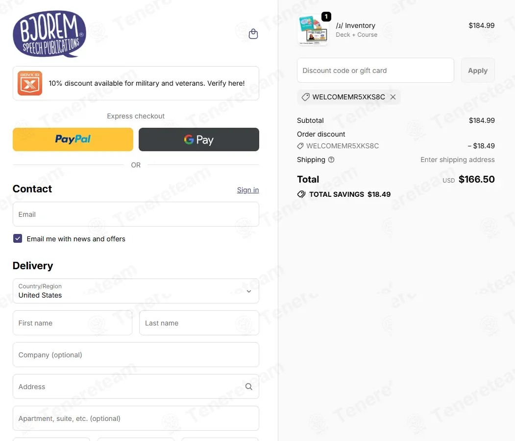 Bjorem Speech apply coupon code