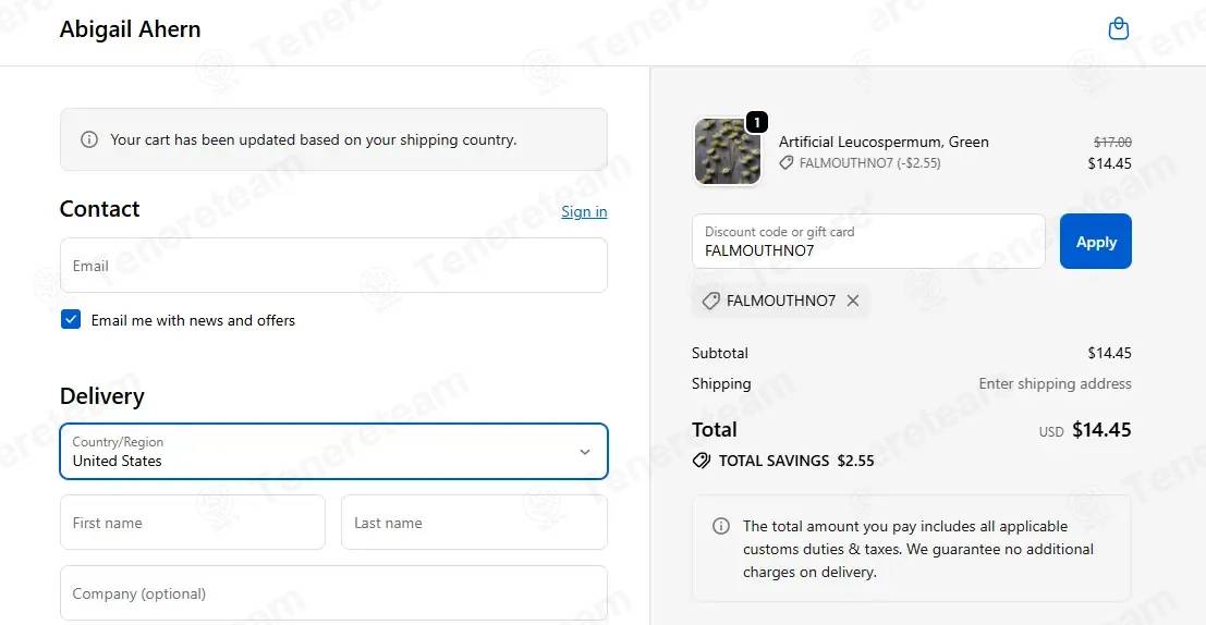 Abigail Ahern coupon code: 15% off with FALMOUTHNO7. Tested and valid as 11 months ago.