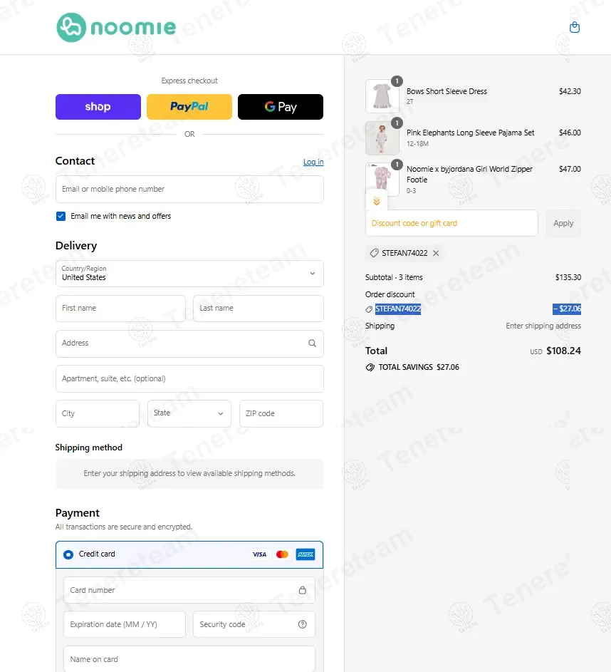 Baby Noomie coupon code: 20% off with STEFAN74022. Tested and valid as 10 months ago.