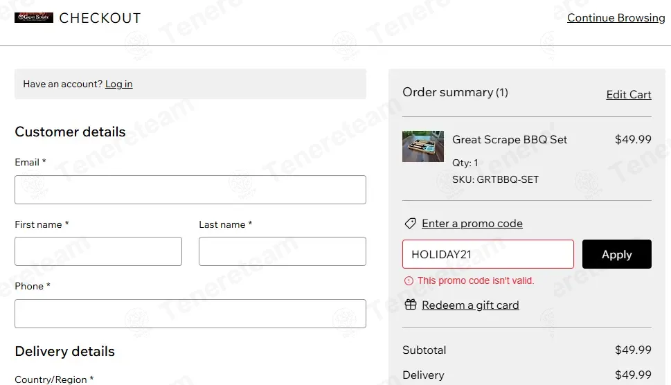 The Great Scrape coupon code: 10% off with HOLIDAY21. Tested and valid as 3 months ago.