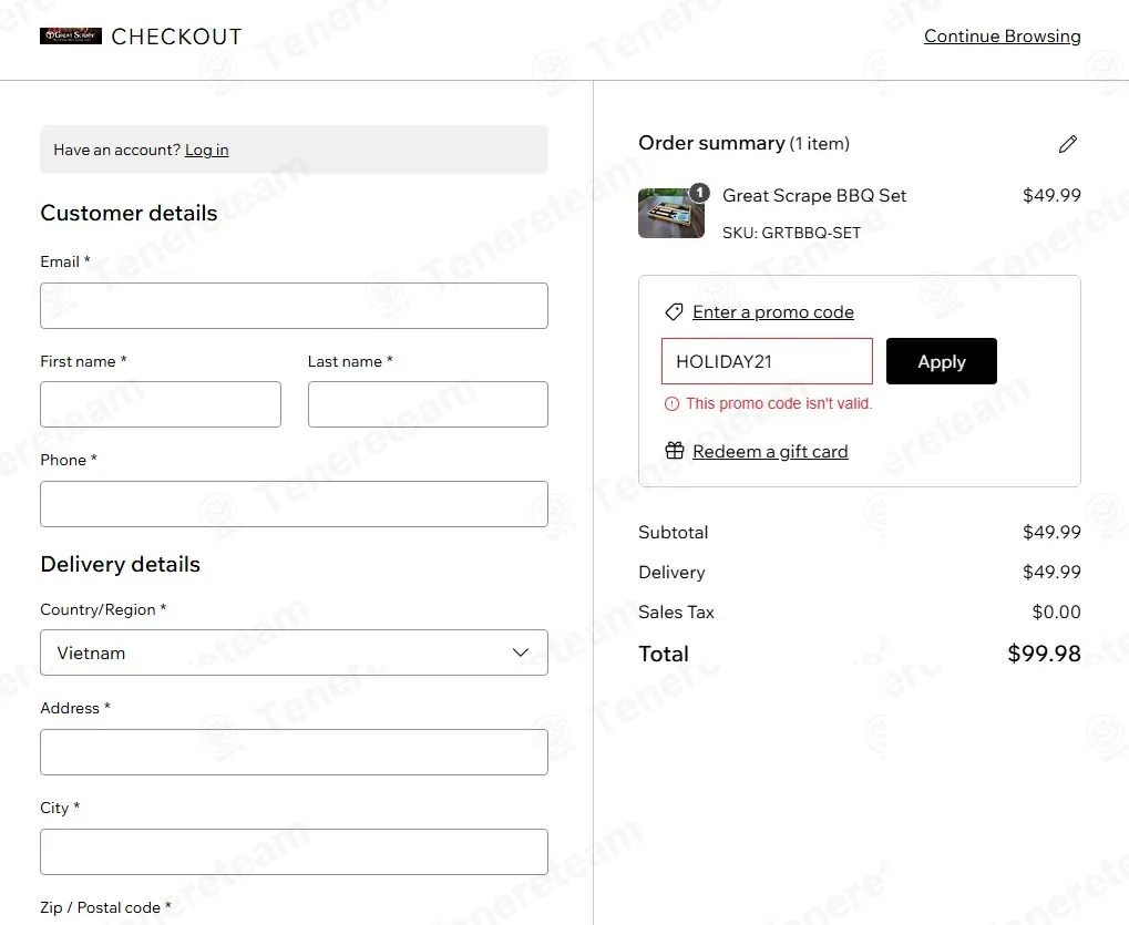The Great Scrape coupon code: 10% off with HOLIDAY21. Tested and valid as 3 months ago.