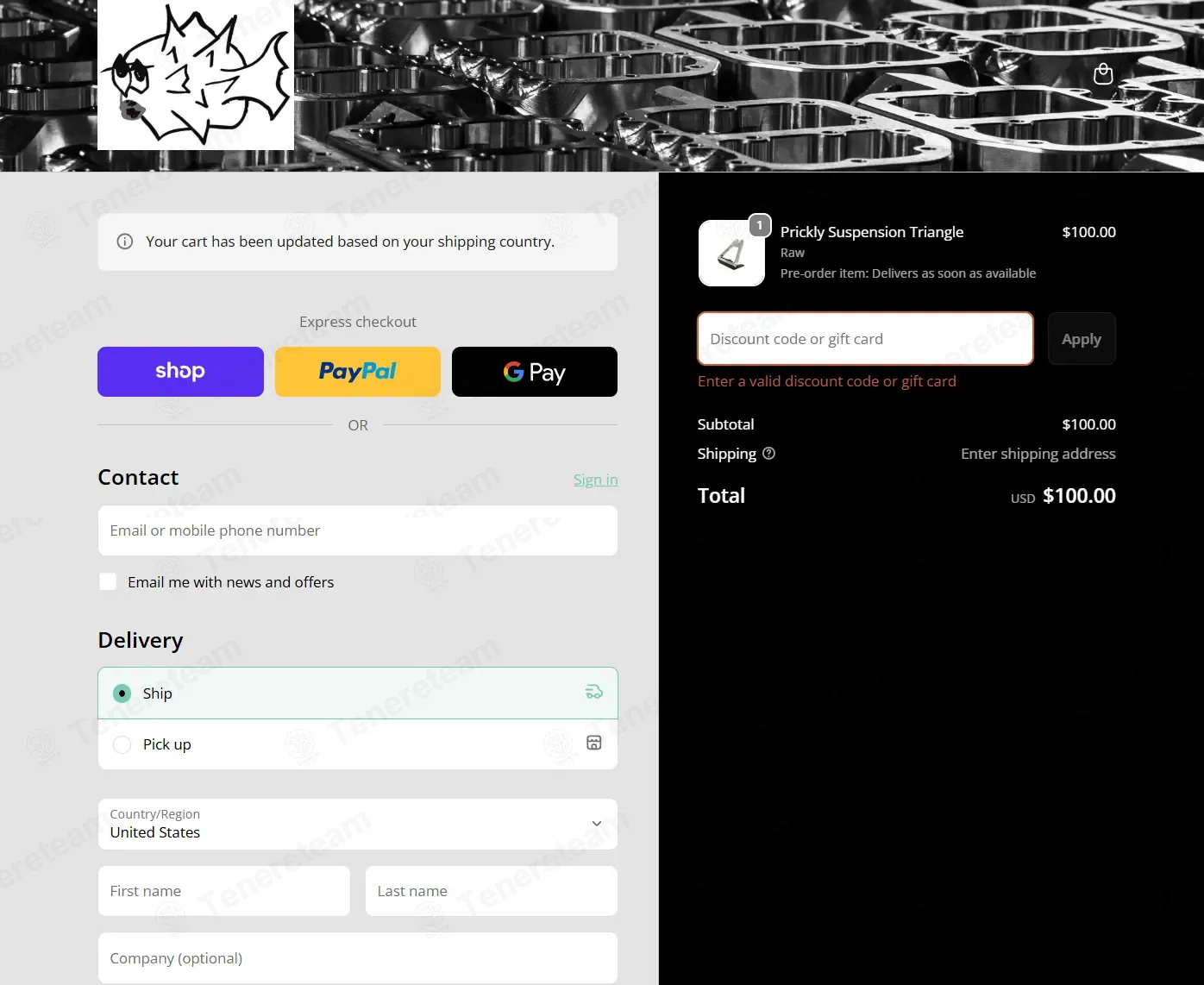 Prickly Motorsports coupon code: 5% off with ZAY. Tested and valid as 5 months ago.