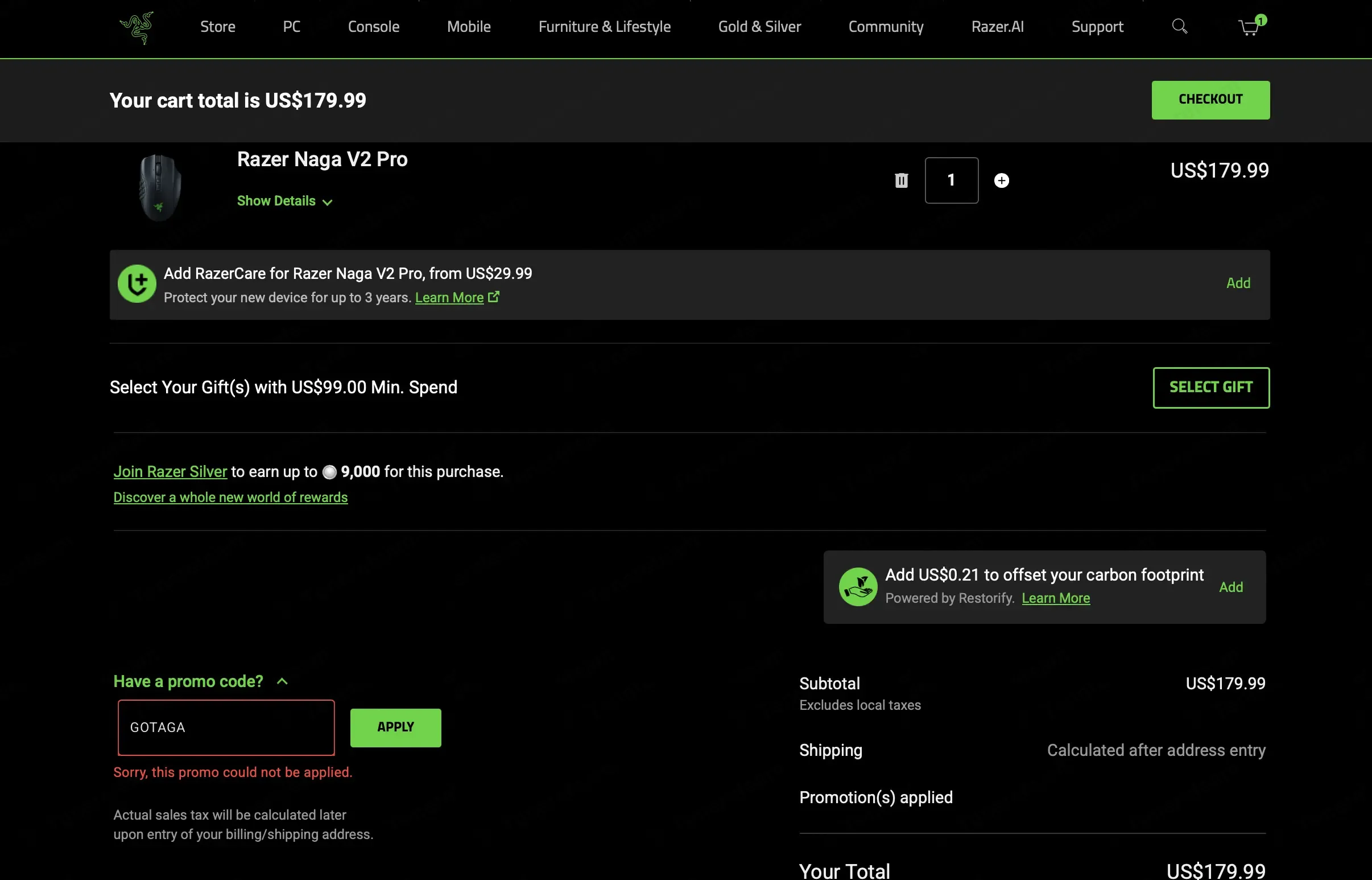 Razer coupon code: 5% off with GOTAGA. Tested and valid as 3 months ago.