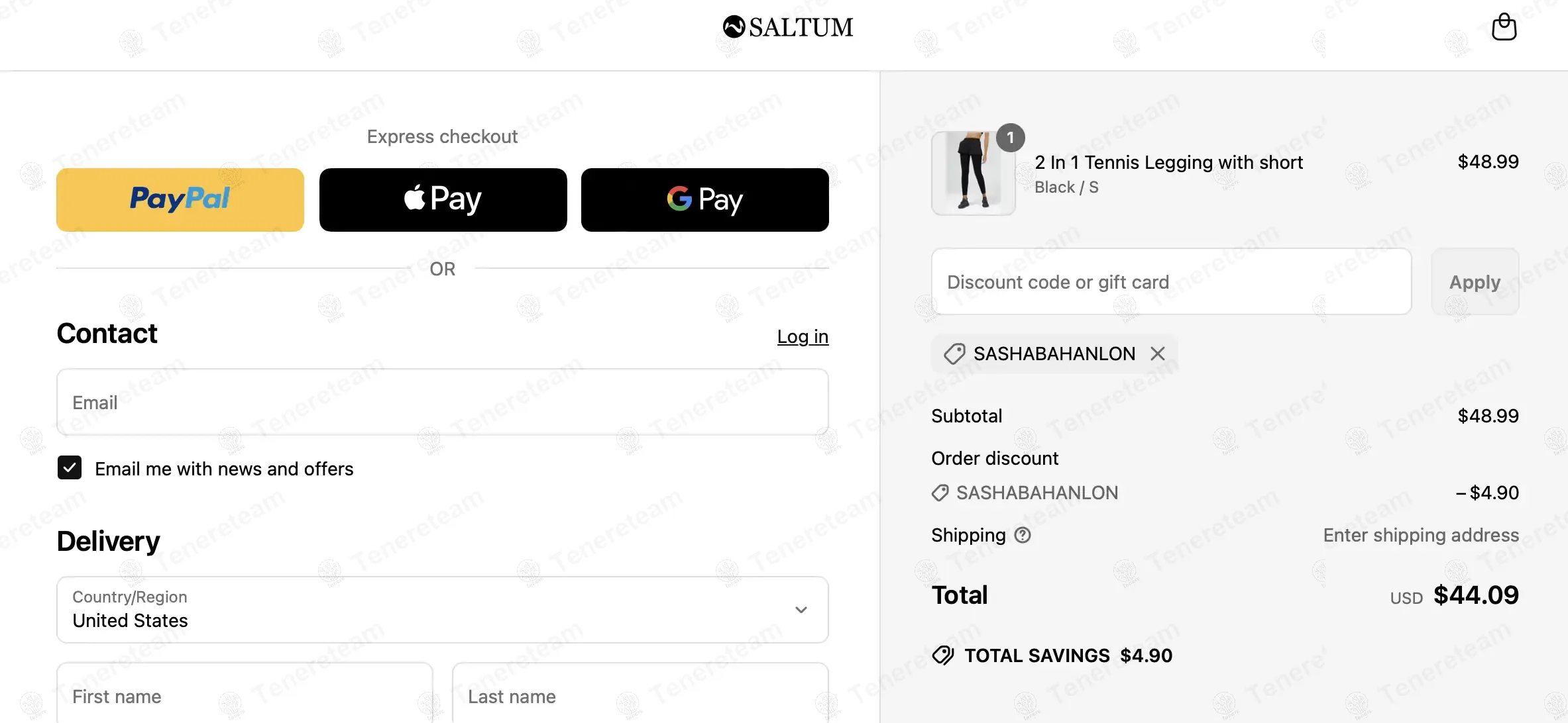 Saltum Sports apply coupon code