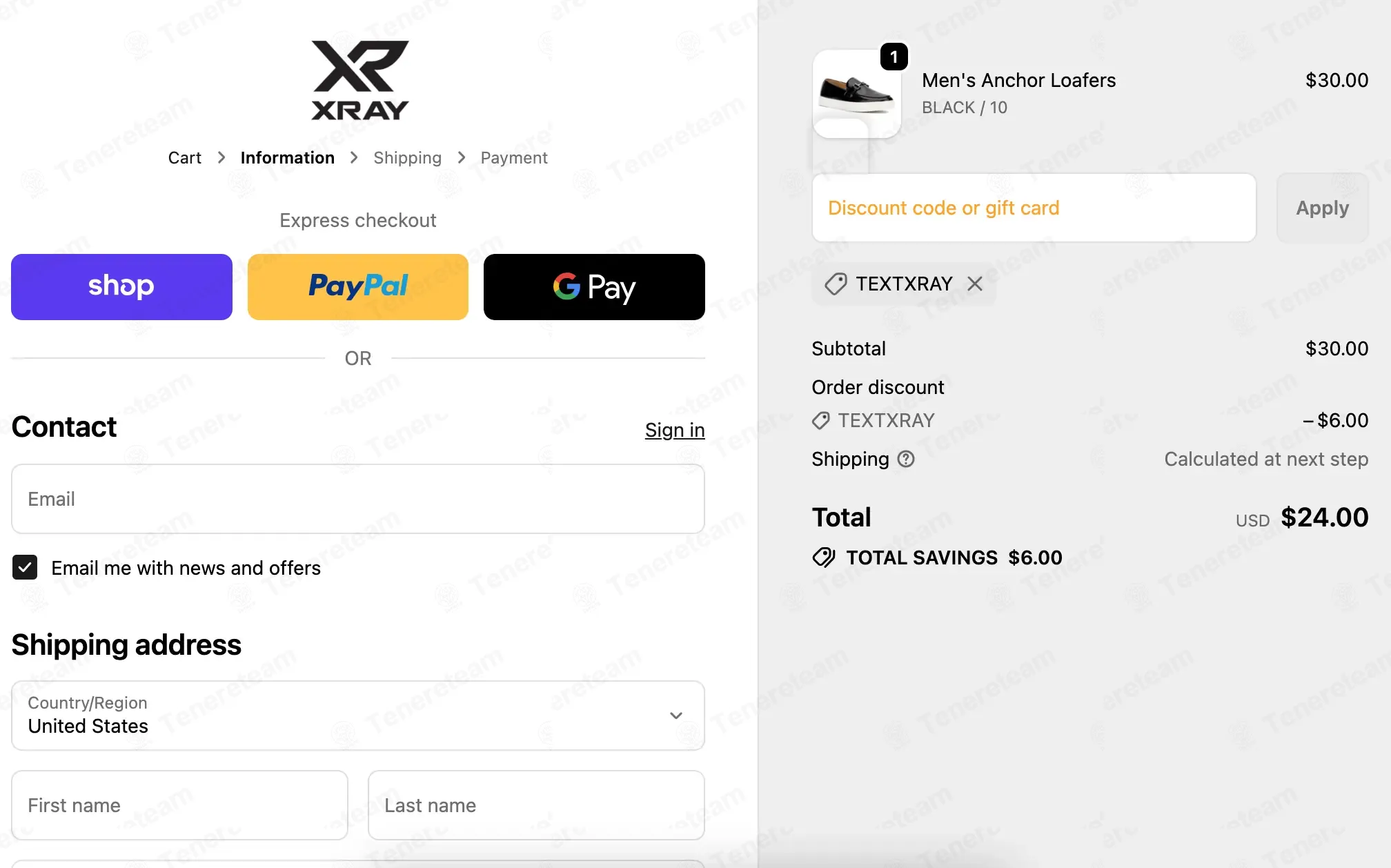 Xray Footwear coupon code: 20% off with TEXTXRAY. Tested and valid as 6 months ago.