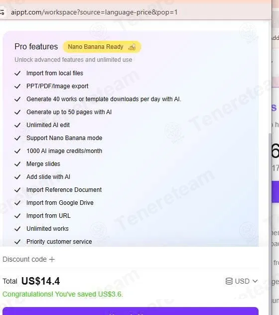 AIPPT coupon code: 20% off with AI20. Tested and valid as 2 weeks ago.