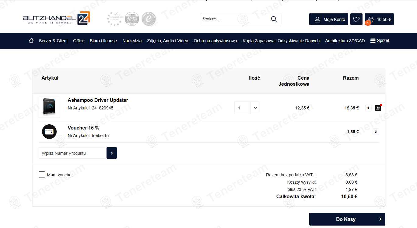 Blitzhandel 24 PL coupon code: 15% off with treiber15. Tested and valid as 1 year ago.