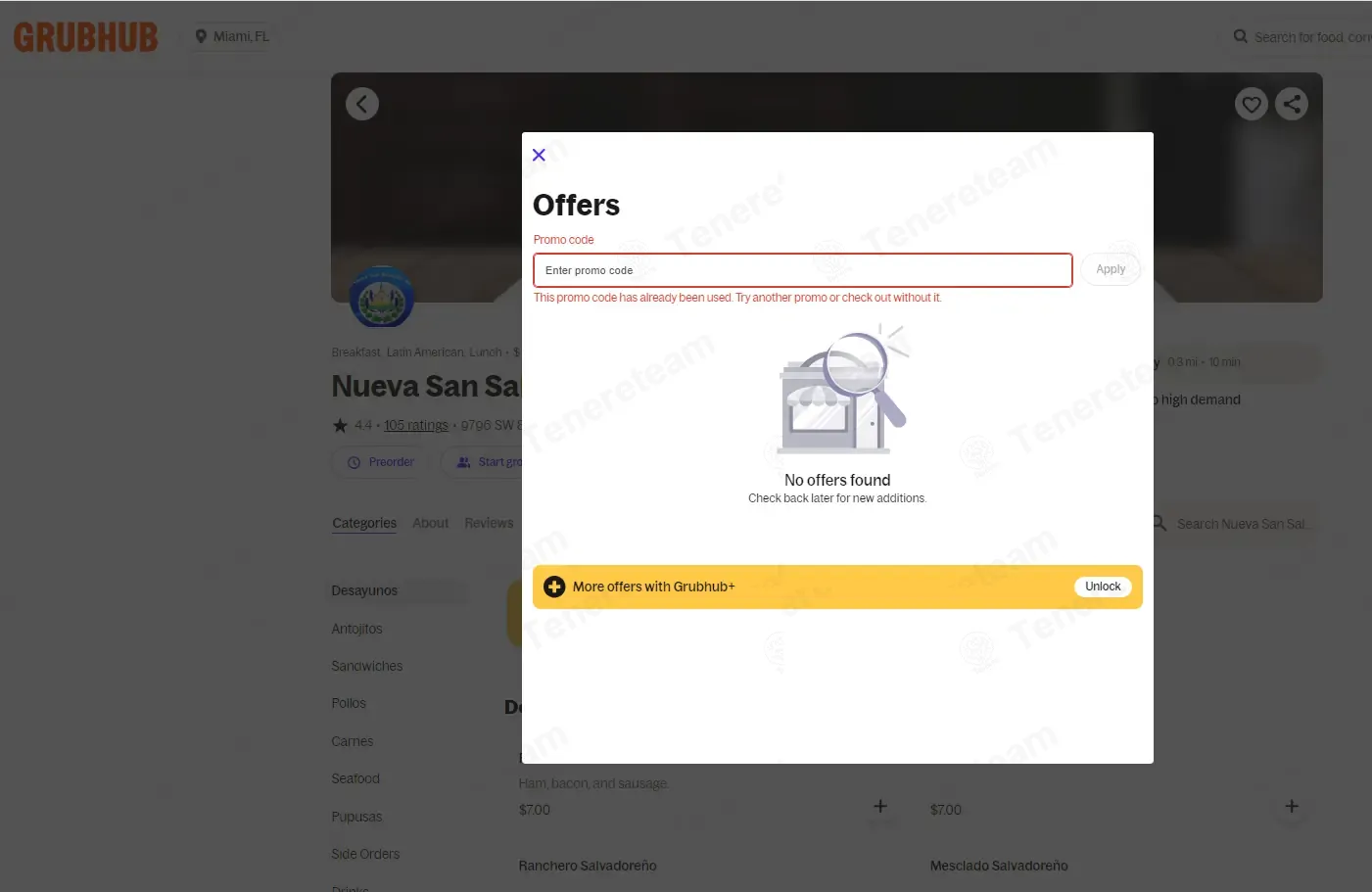 Grubhub coupon code: $12 off with X8D9CRG8CD98. Tested and valid as 2 months ago.