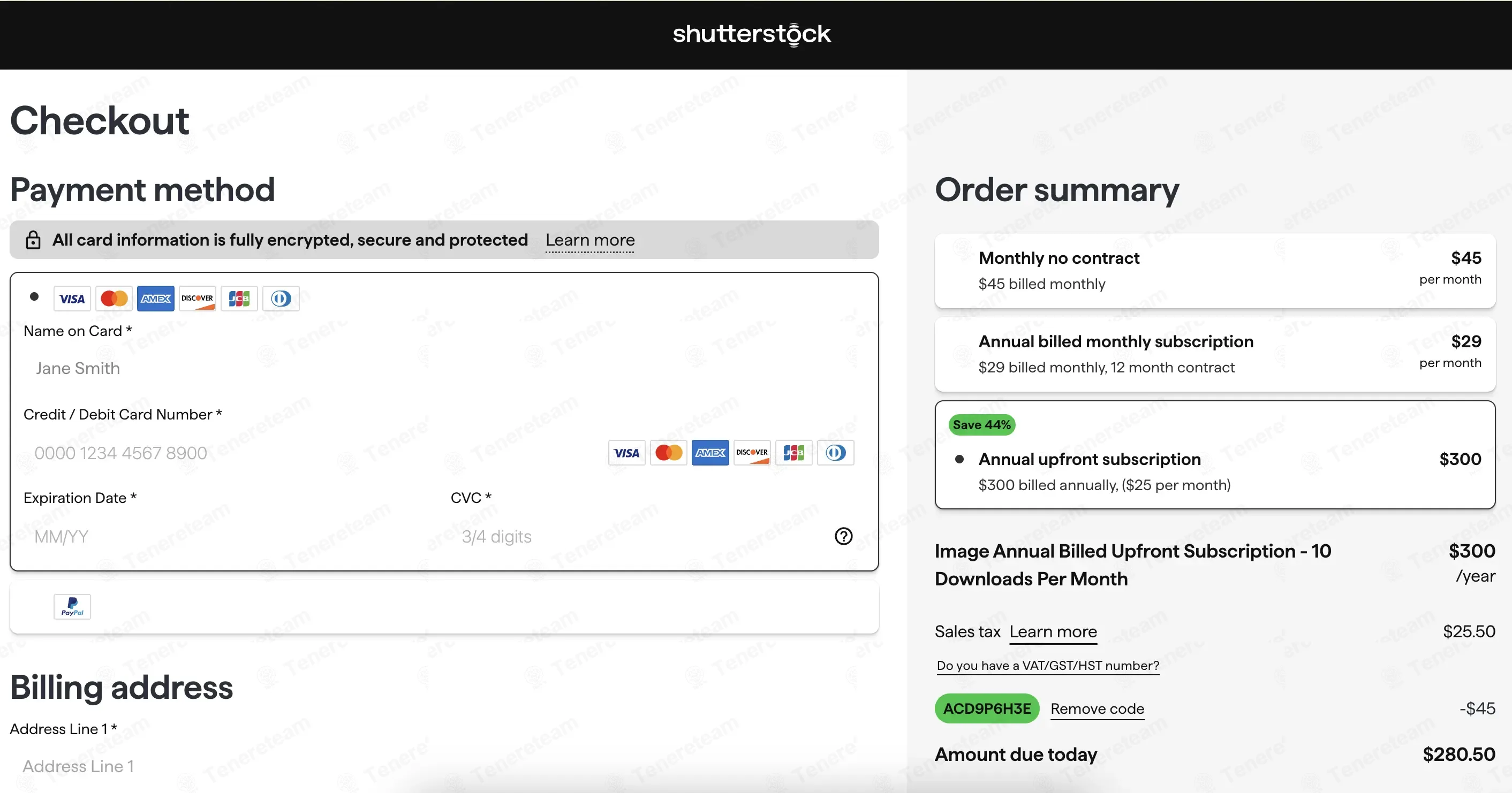 ShutterStock coupon code: 15% off with ACD9P6H3E. Tested and valid as 2 weeks ago.