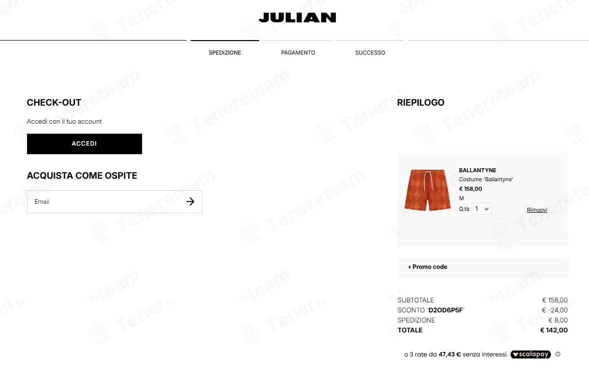 Julian Fashion coupon code: 15% off with D2OD6P5F. Tested and valid as 2 months ago.