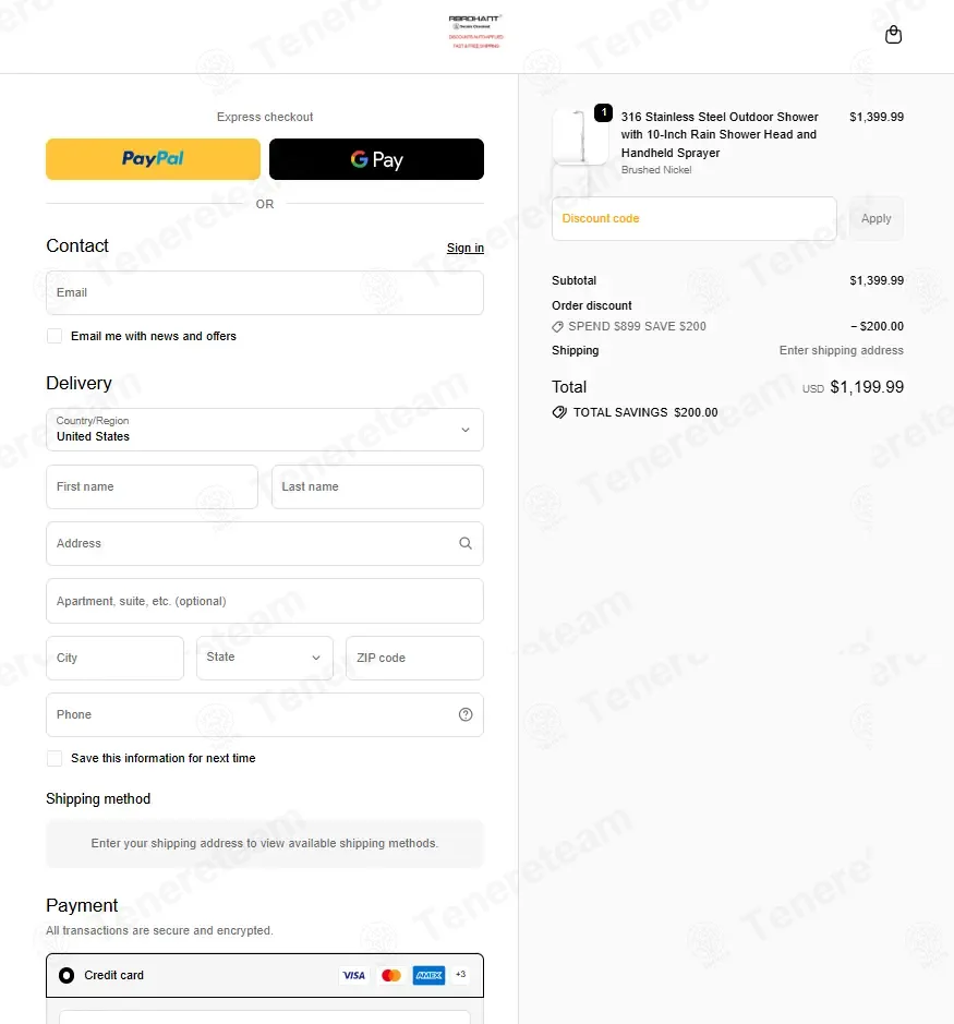 Rbrohant coupon code: $200 off with SPEND $899 SAVE $200. Tested and valid as 4 weeks ago.