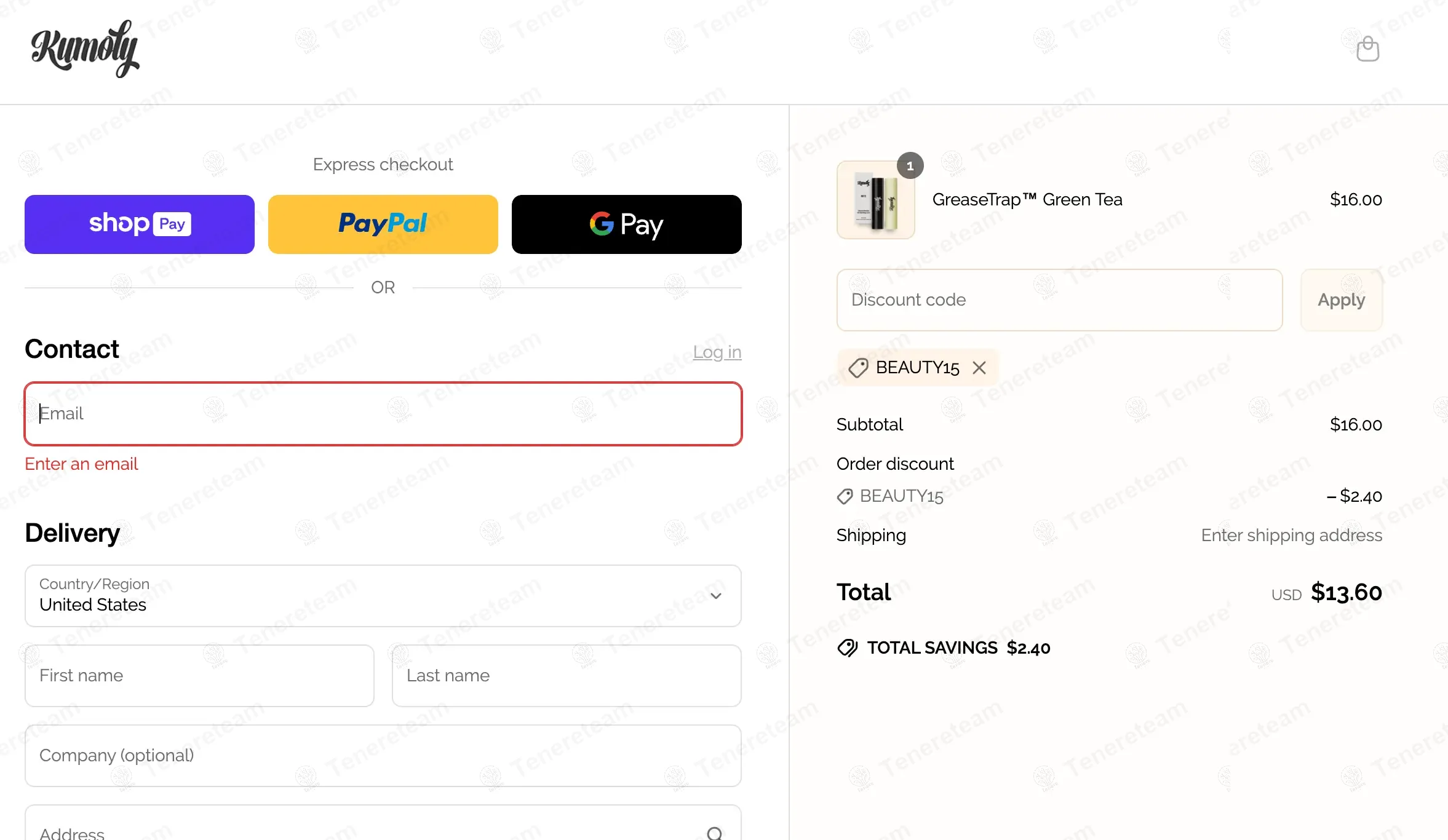 Kumoly coupon code re-checked and confirmed working at checkout