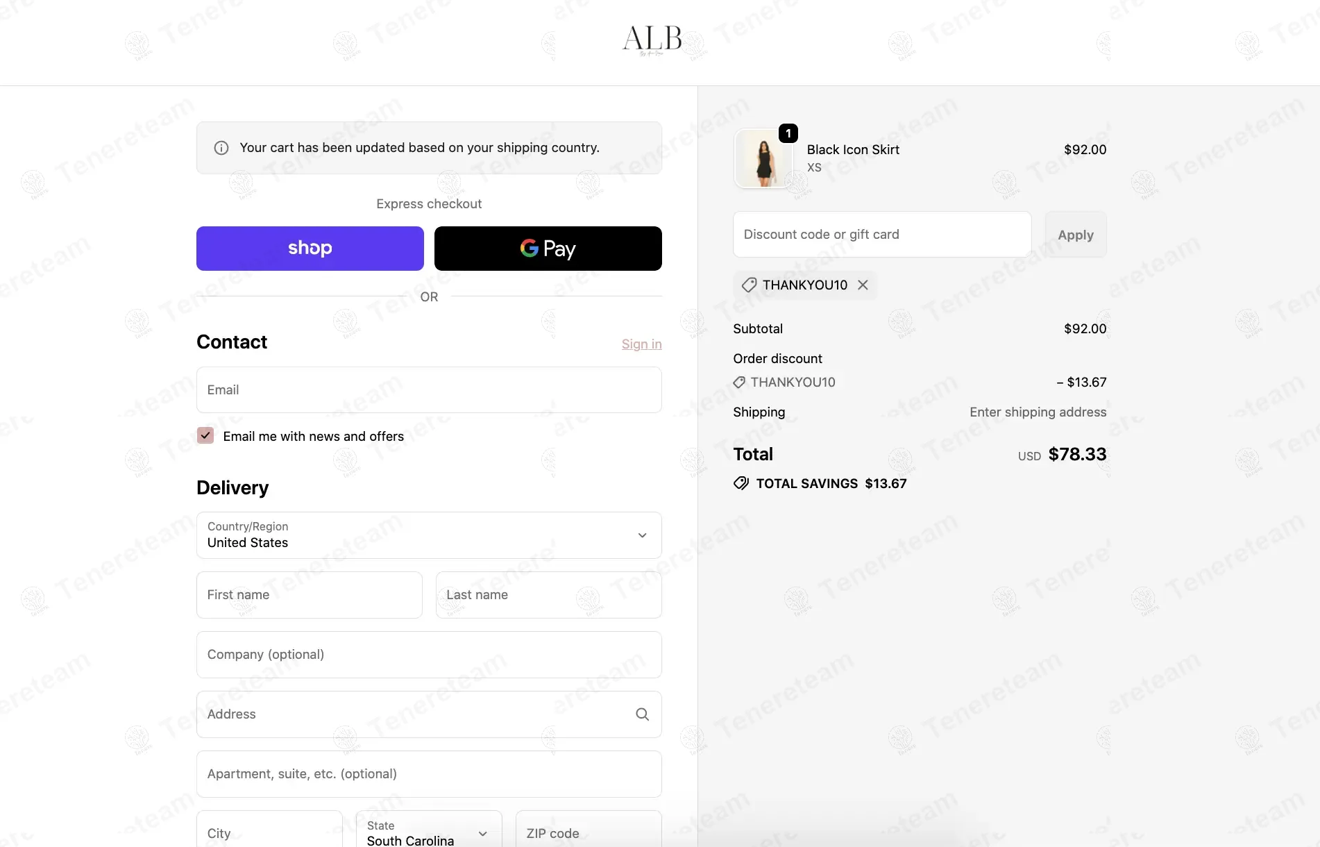 Anne Louise Boutique coupon code: 15% off with THANKYOU10. Tested and valid as 8 months ago.