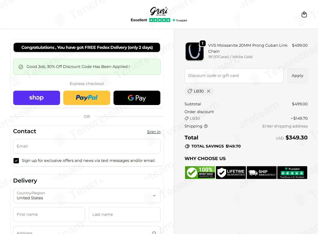The GUU Shop coupon code: 30% off with LB30. Tested and valid as 3 months ago.