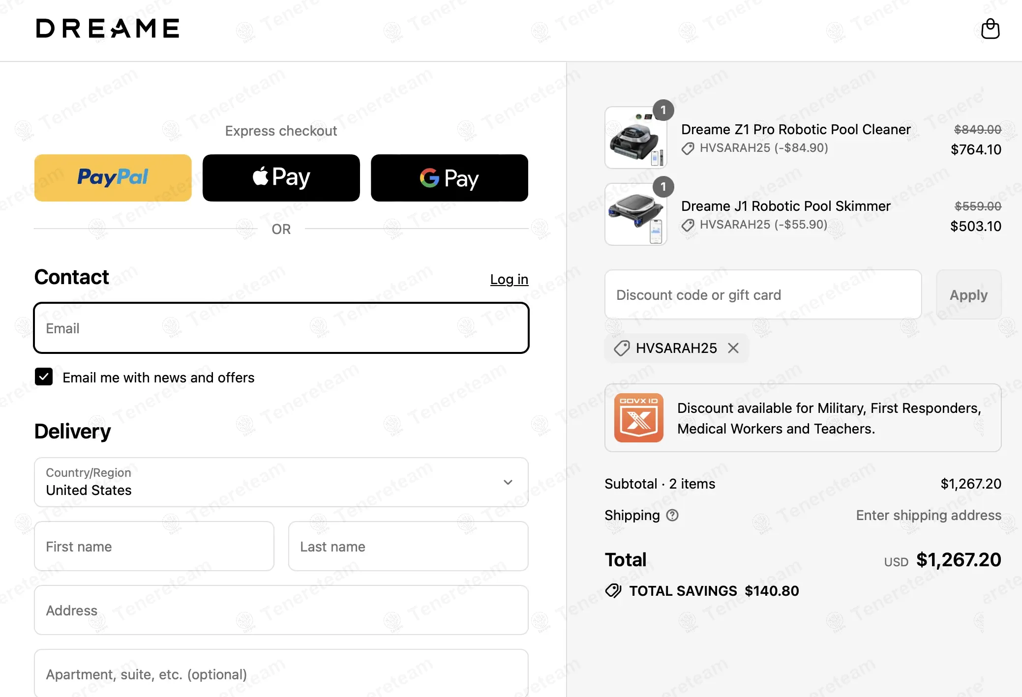 Dreametech coupon code: 10% off with HVSARAH25. Tested and valid as 7 months ago.