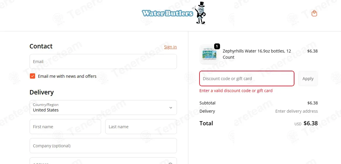 Water Butlers coupon code: $5 off with TENER5OFF. Tested and valid as 1 month ago.