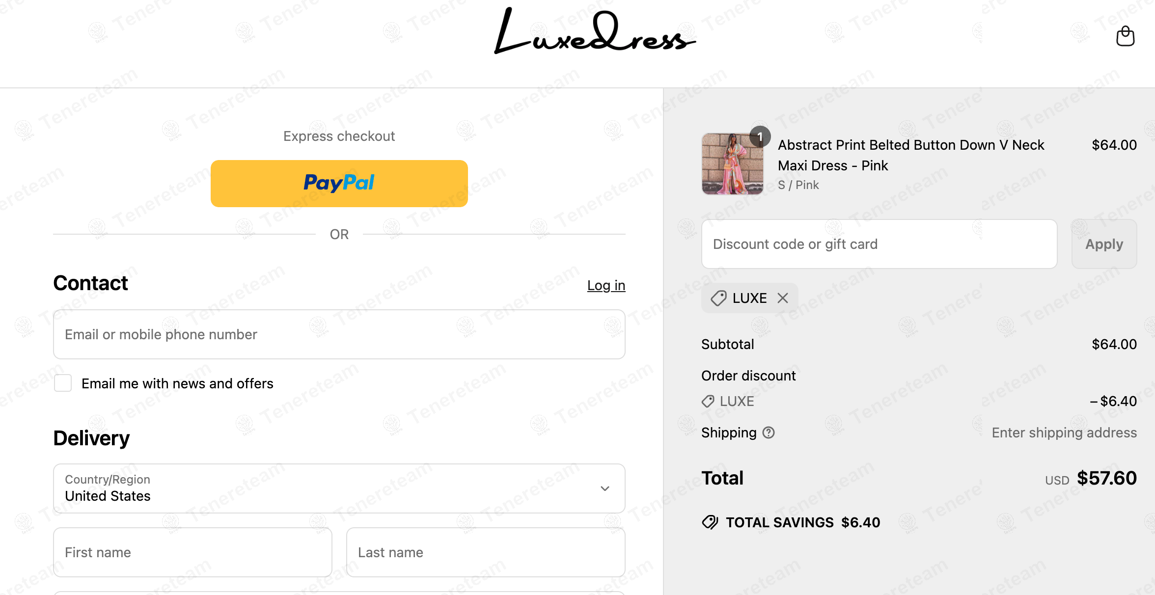 Luxedress coupon code: 10% off with LUXE. Tested and valid as 1 year ago.