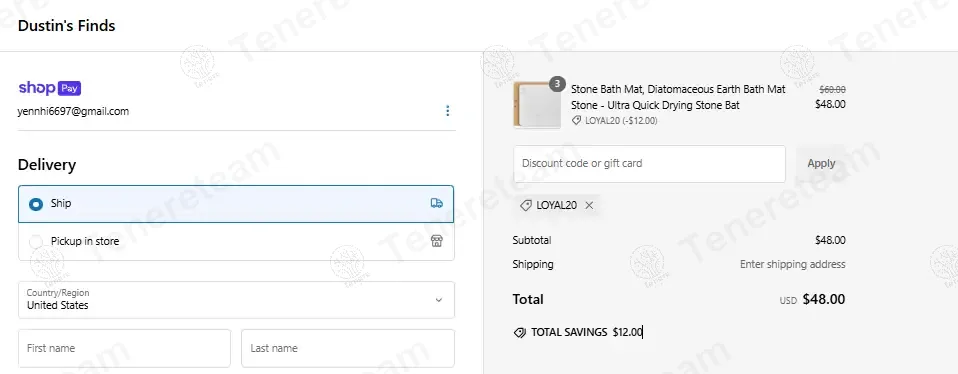 Dustin’s Finds coupon code: 20% off with LOYAL20. Tested and valid as 1 year ago.