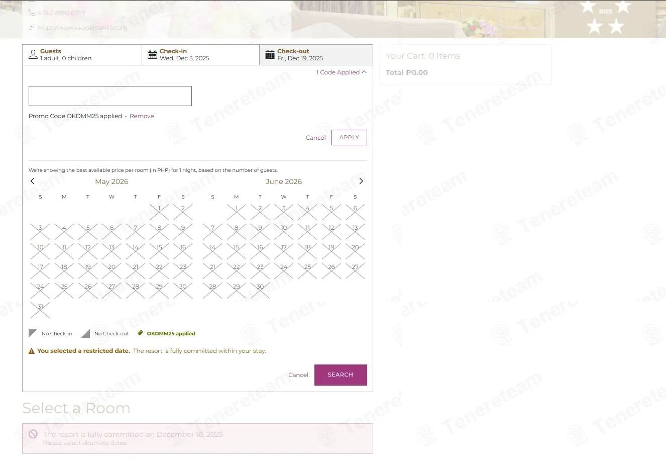Okada Manila apply coupon code