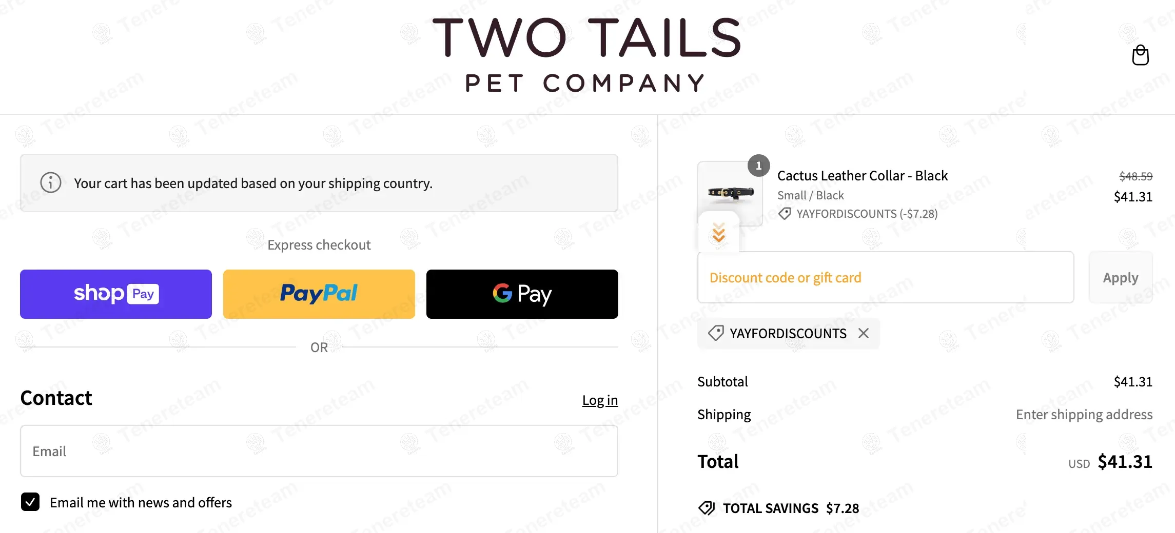 Two Tails Pet Company coupon code: 15% off with YAYFORDISCOUNTS. Tested and valid as 11 months ago.
