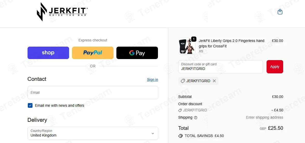 JerkFit coupon code: 15% off with JERKFITGRID. Tested and valid as 2 weeks ago.