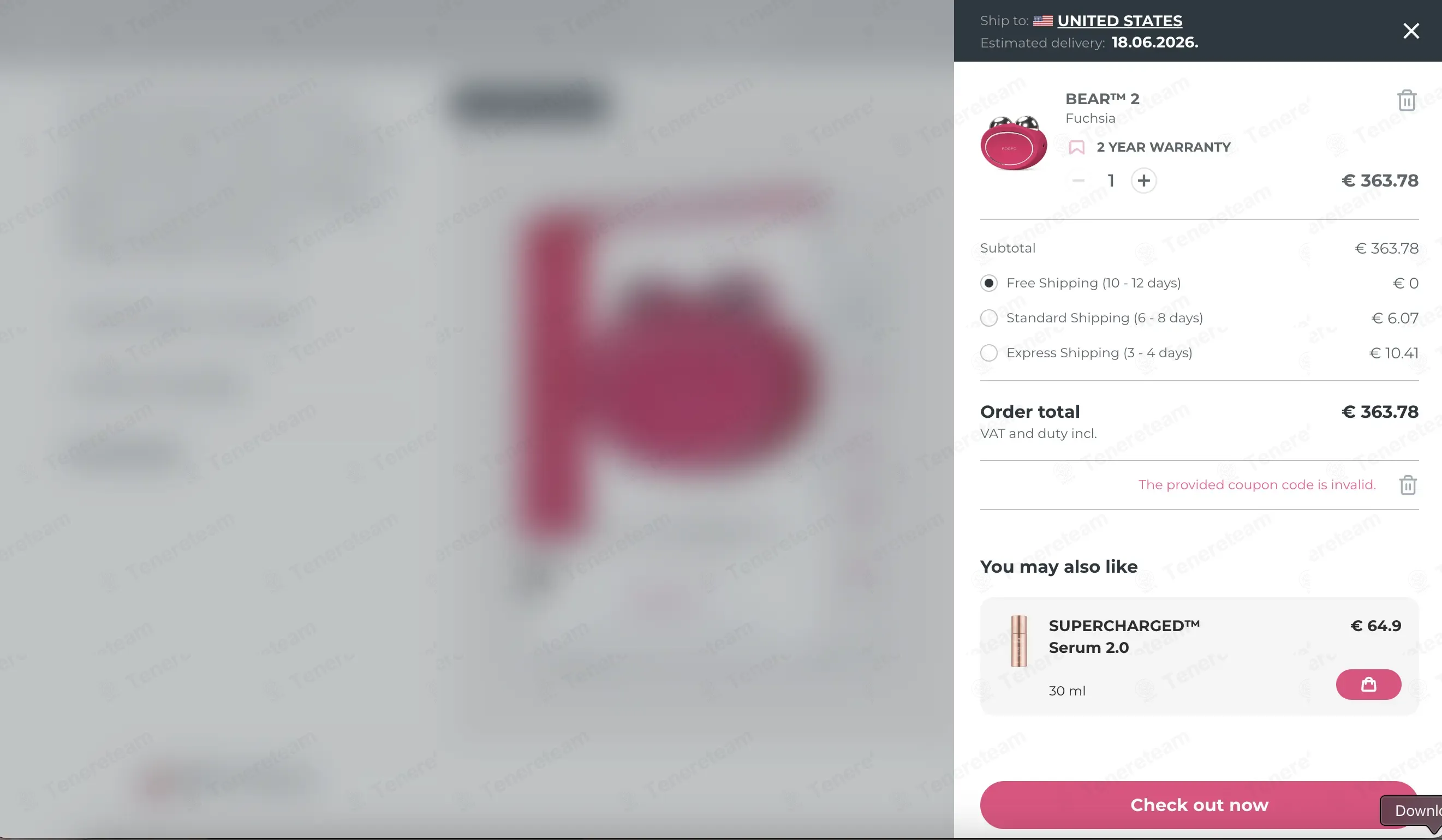 Foreo coupon code: 25% off with CVDAY19. Tested and valid as 1 month ago.