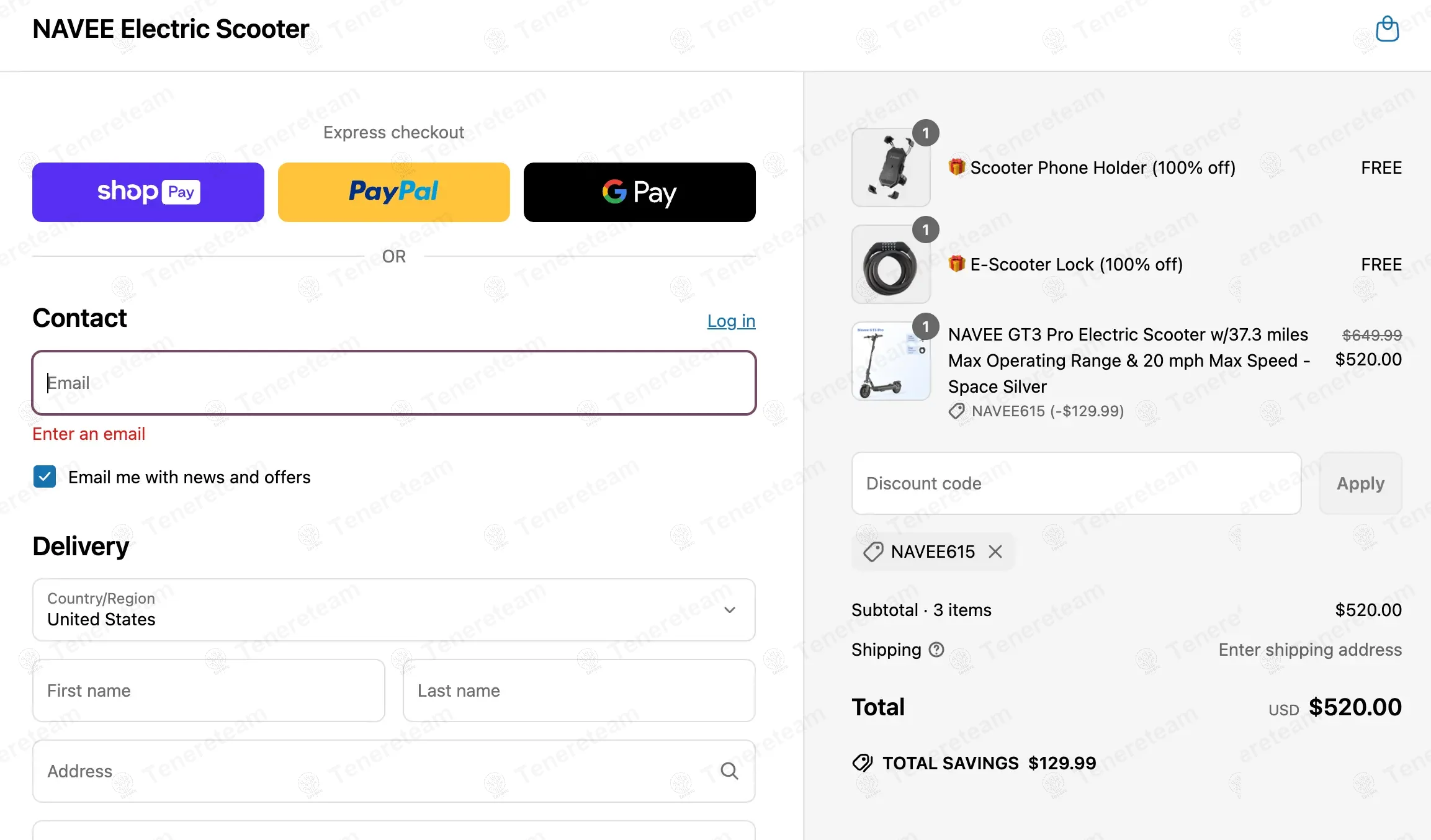 Naveetech US coupon code: 20% off with NAVEE615. Tested and valid as 1 year ago.