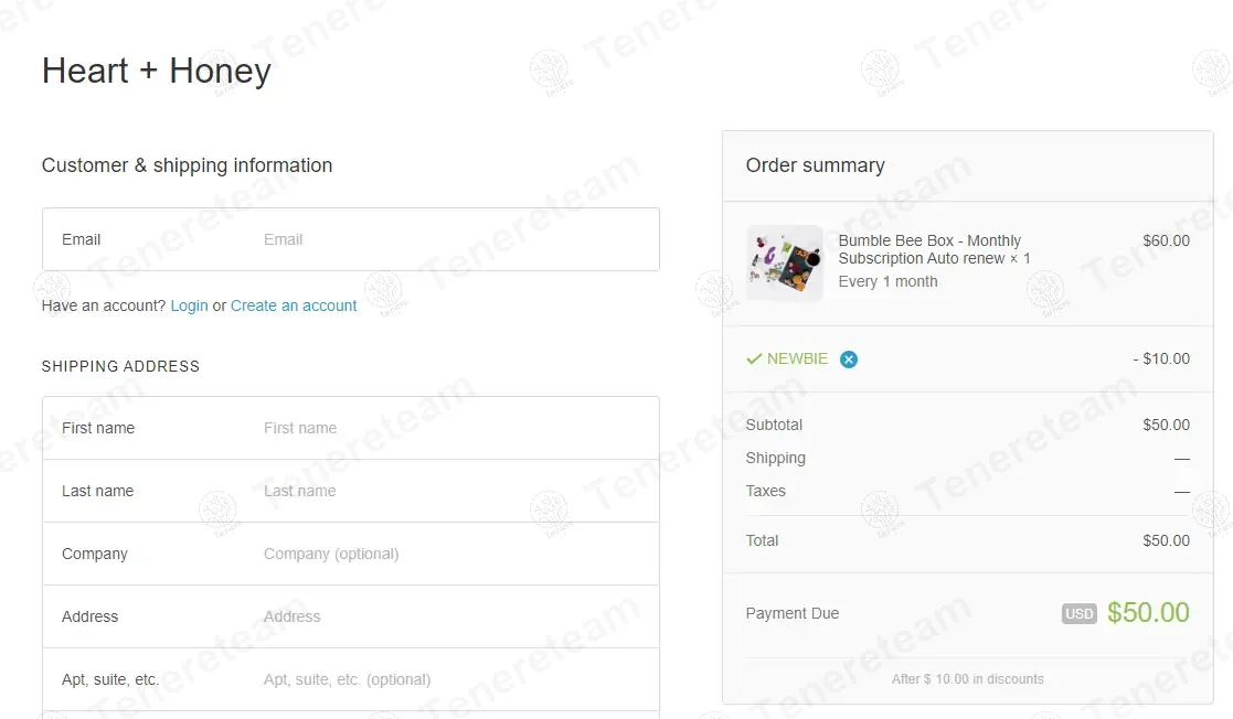 Heart and Honey coupon code: $10 off with NEWBIE. Tested and valid as 1 year ago.
