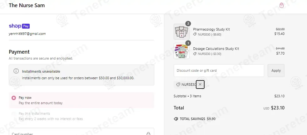 The Nurse Sam coupon code: 30% off with NURSE30. Tested and valid as 1 year ago.