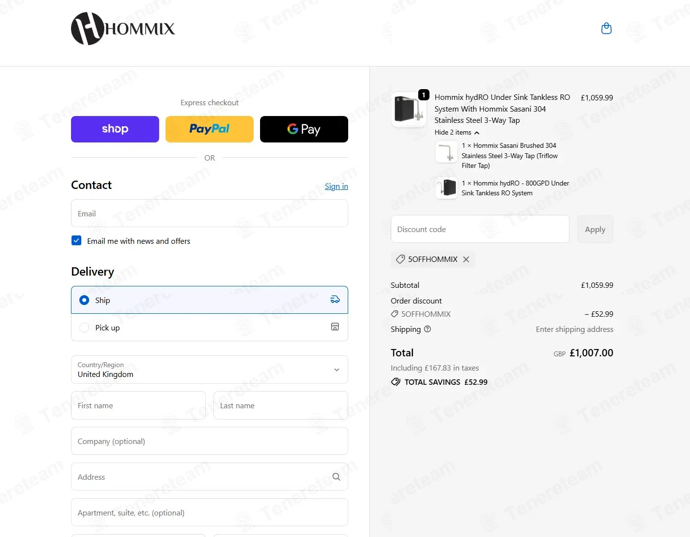 Hommix UK coupon code: 5% off with 5OFFHOMMIX. Tested and valid as 2 months ago.