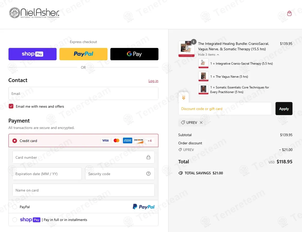 Niel Asher coupon code: 15% off with UPREV. Tested and valid as 1 year ago.