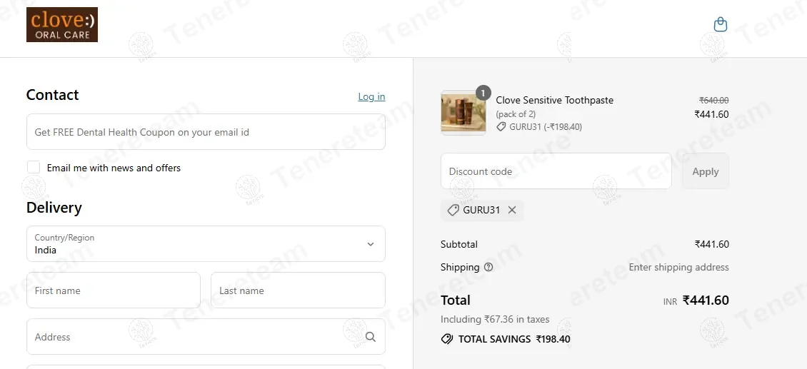 Clove Oral Care coupon code: 31% off with GURU31. Tested and valid as 10 months ago.
