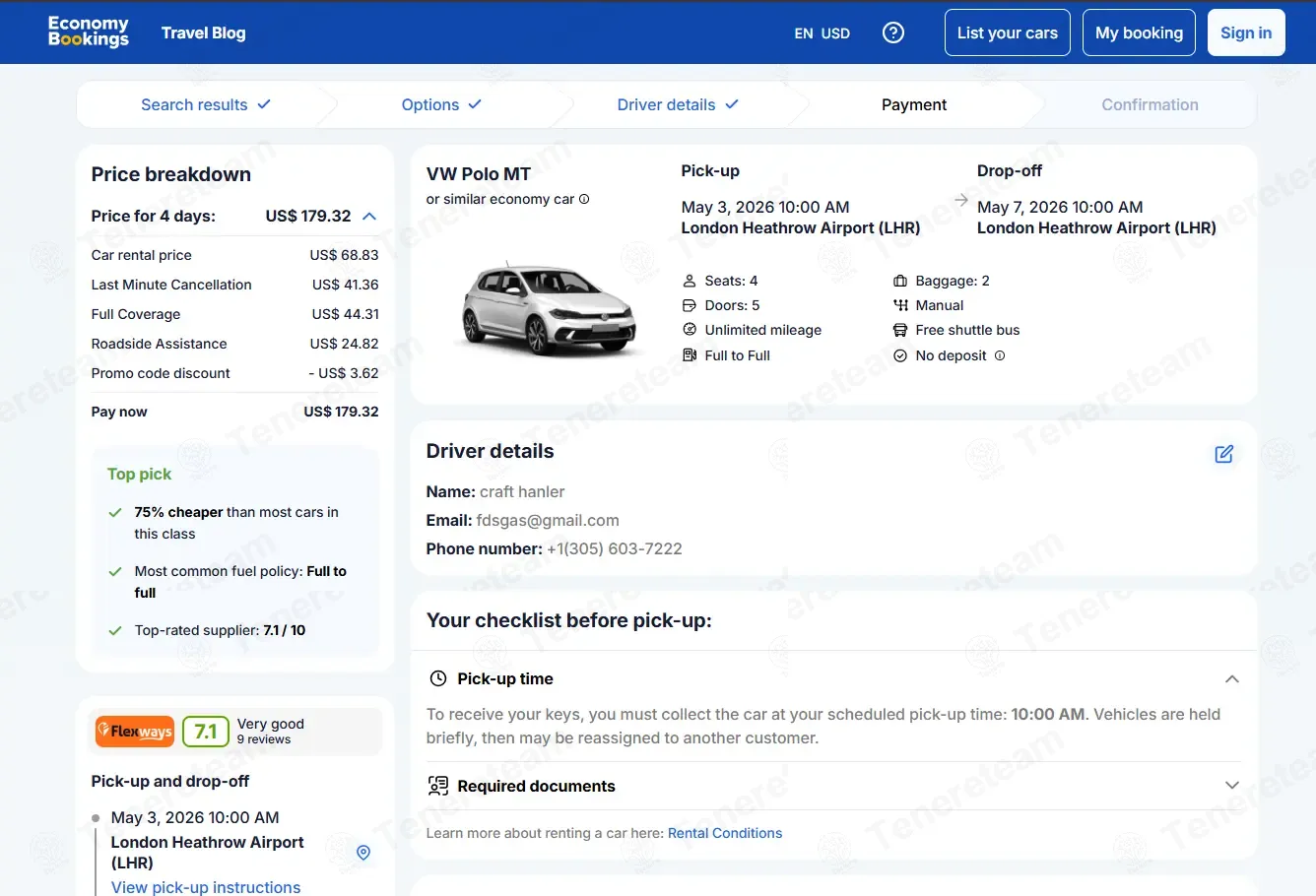 Economybookings.com coupon code: 5% off with HAVEA5. Tested and valid as 1 month ago.