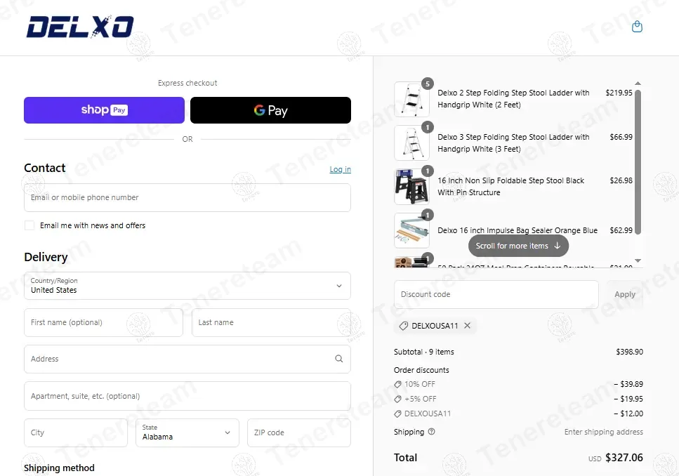 Delxo Usa coupon code: $12 off with DELXOUSA11. Tested and valid as 1 year ago.