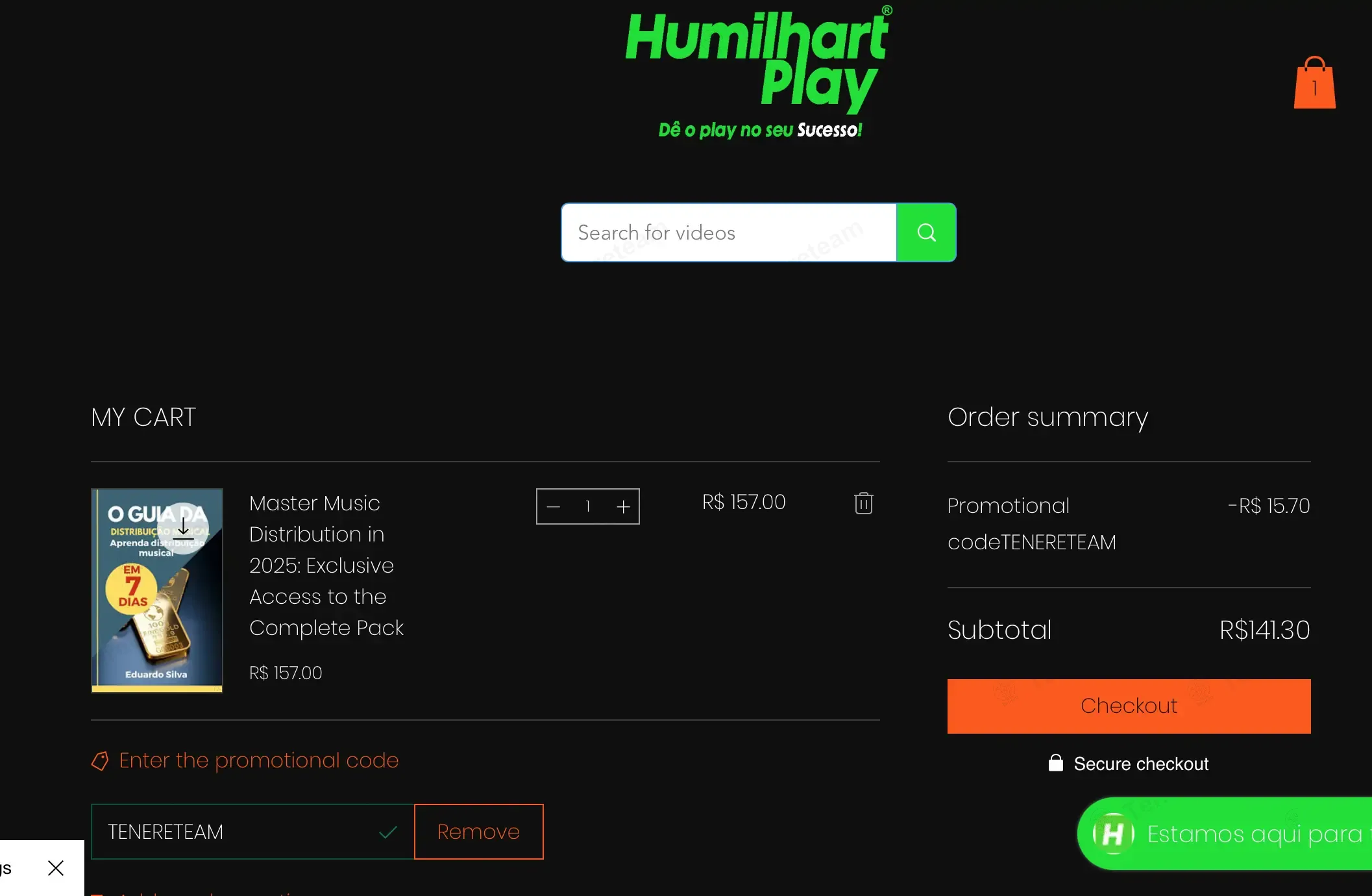 Humilhartplay coupon code: 10% off with TENERETEAM. Tested and valid as 1 year ago.
