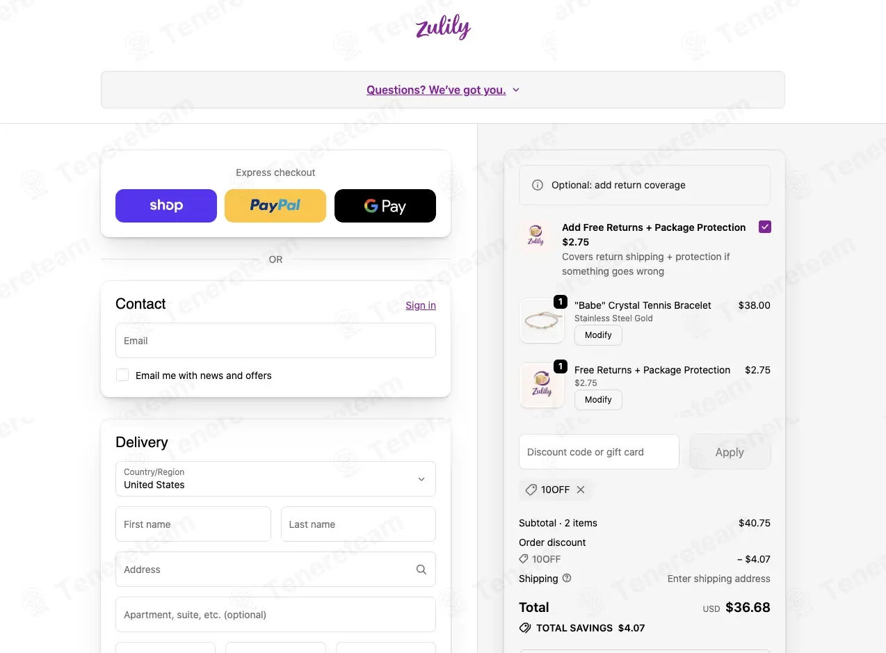 Zulily coupon code: 10% off with 10OFF. Tested and valid as 3 weeks ago.