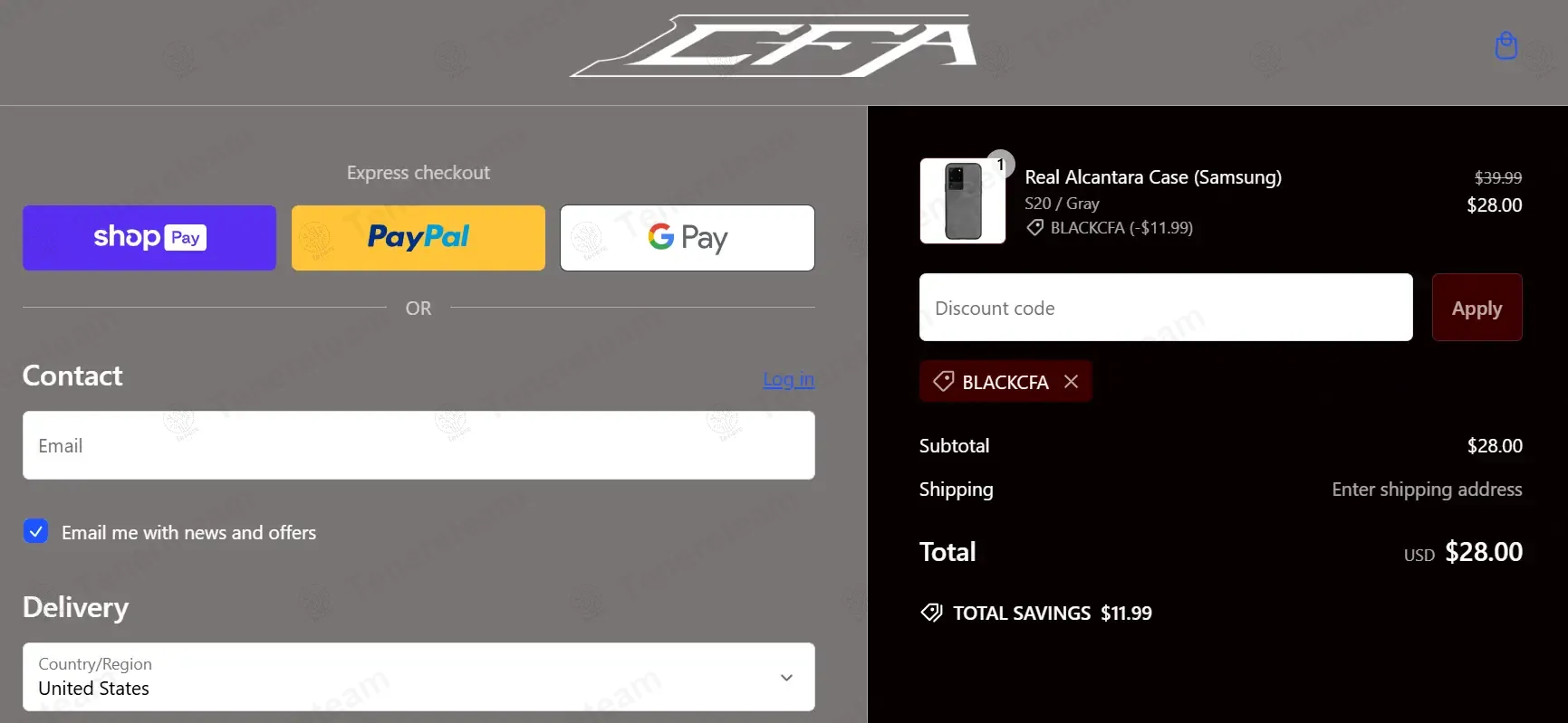 Carbon Fiber Addict coupon code: 30% off with BLACKCFA. Tested and valid as 1 year ago.