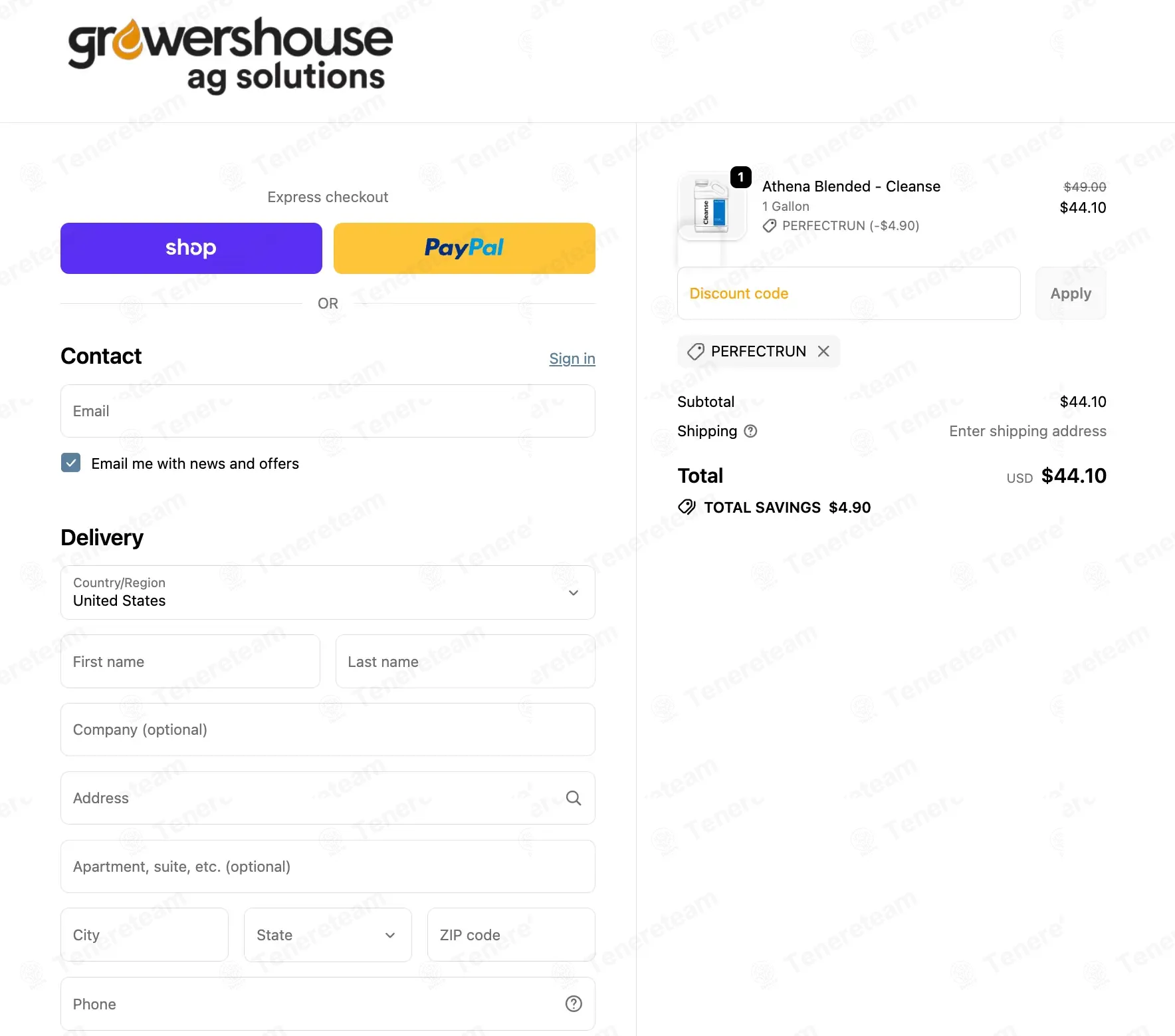 Growers House coupon code: 10% off with PERFECTRUN. Tested and valid as 7 months ago.