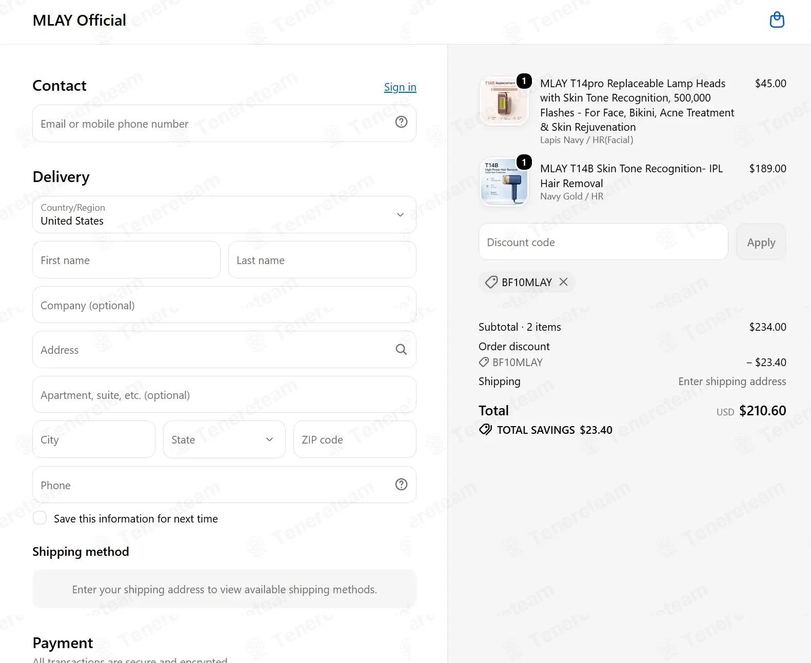 Mlay Official apply coupon code