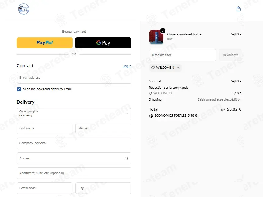 Shop Ta Gourde coupon code: 10% off with WELCOME10. Tested and valid as 3 weeks ago.