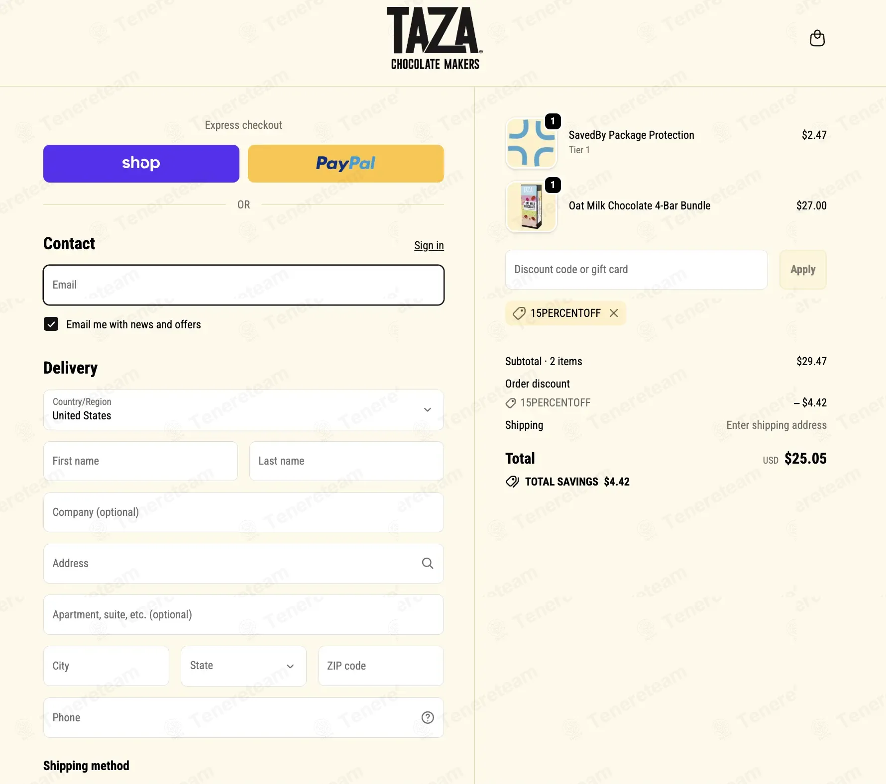 Taza Chocolate coupon code: 15% off with 15PERCENTOFF. Tested and valid as 1 month ago.