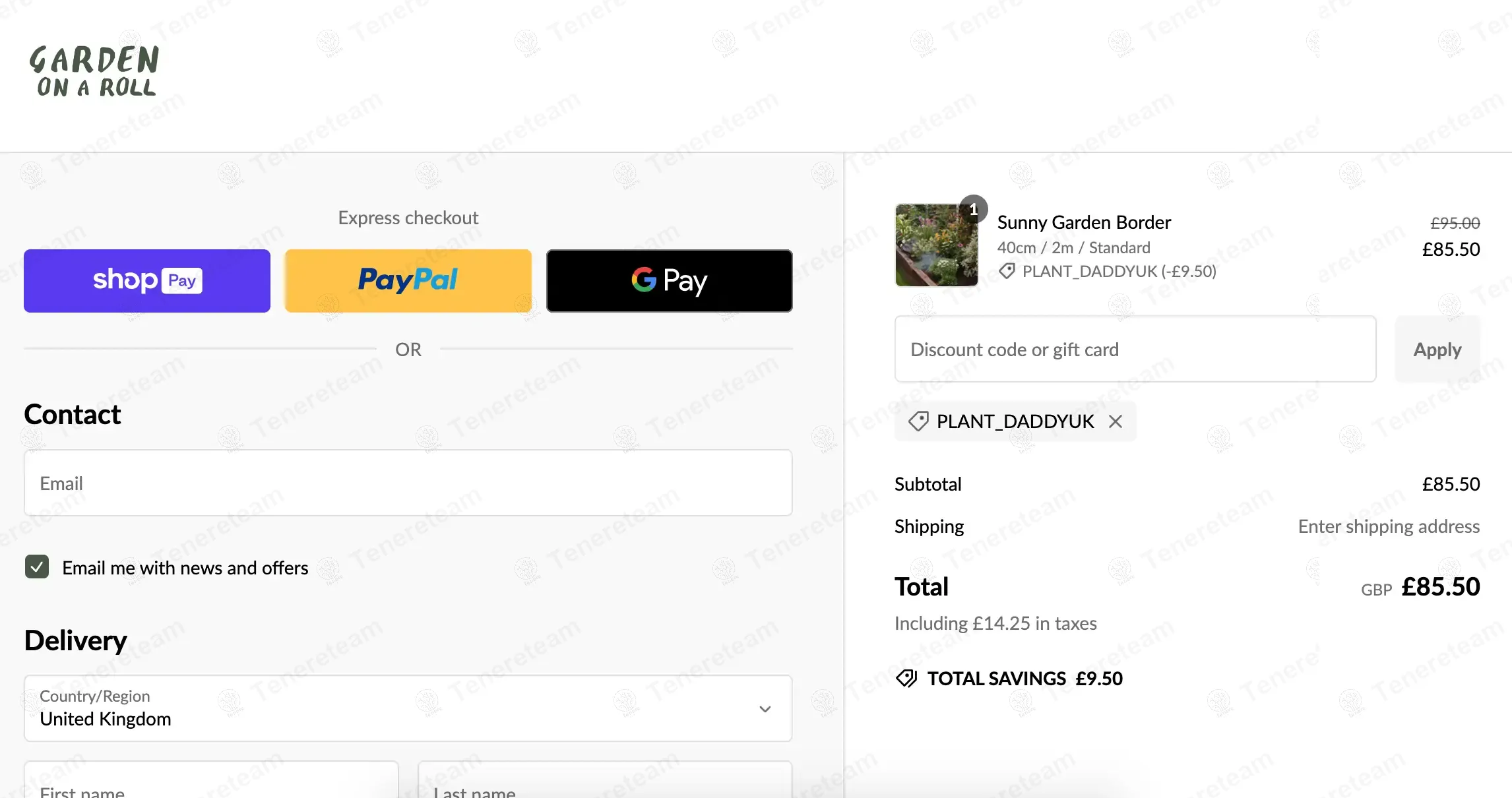 Garden On A Roll coupon code: 10% off with PLANT_DADDYUK. Tested and valid as 10 months ago.