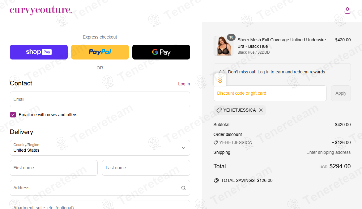Curvy Couture coupon code: 30% off with YEHETJESSICA. Tested and valid as 1 year ago.