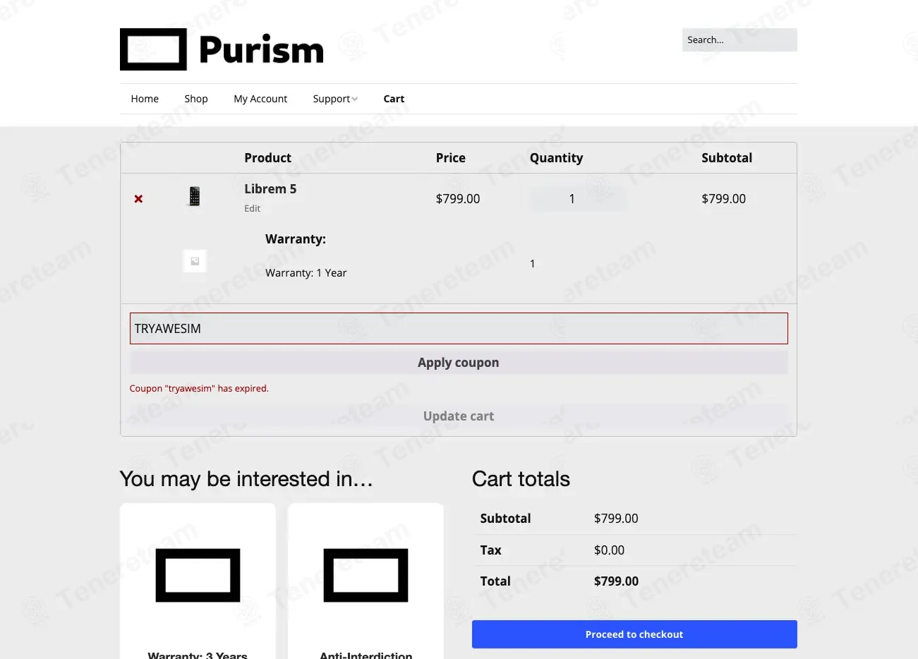 Purism coupon code: $99 off with TRYAWESIM. Tested and valid as 3 months ago.