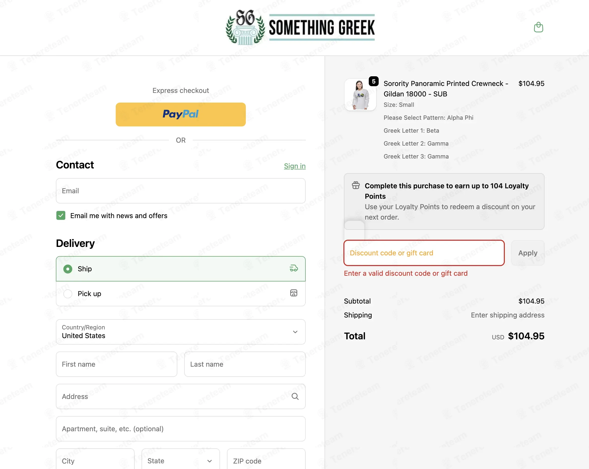 Something Greek coupon code: 10% off with SPRING10. Tested and valid as 5 months ago.