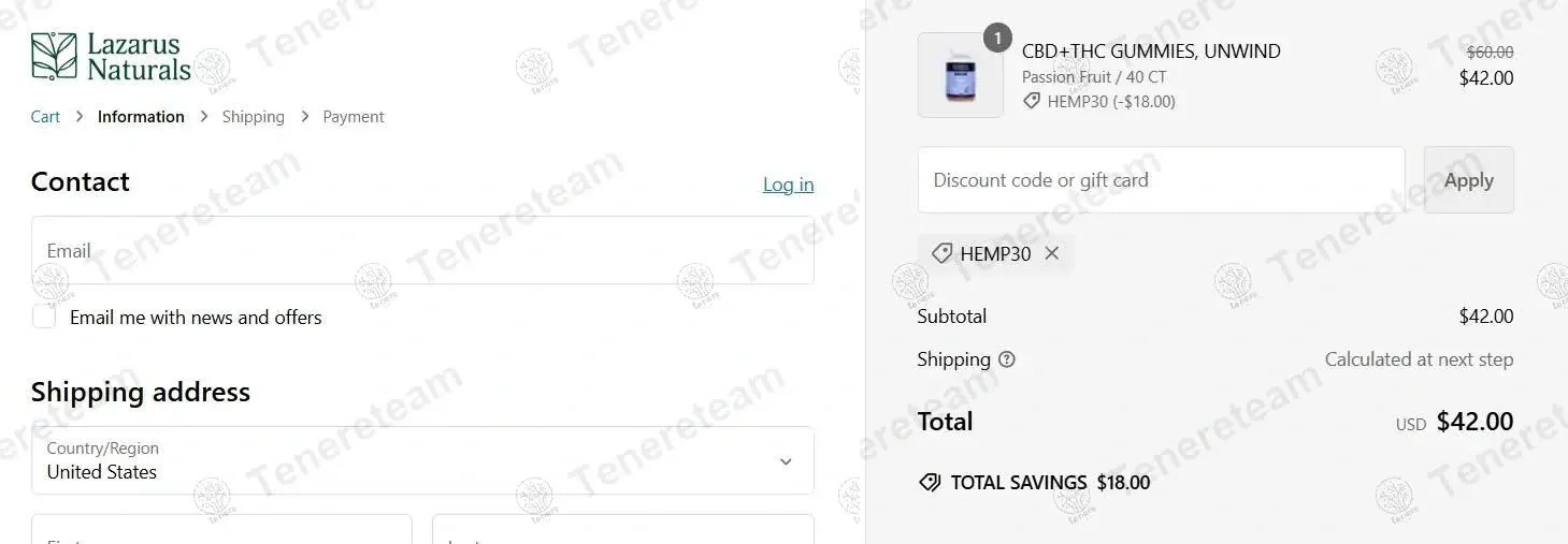 Lazarus Naturals coupon code: 30% off with HEMP30. Tested and valid as 9 months ago.