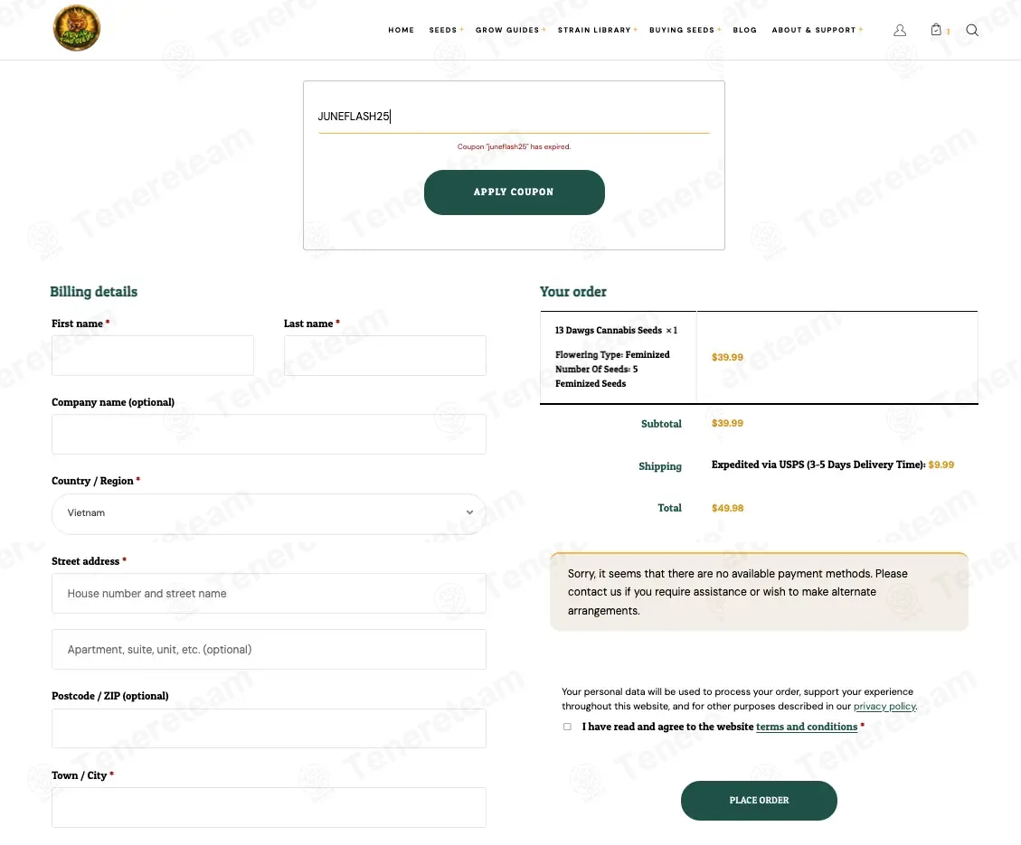 Royal King Seeds coupon code: 25% off with JUNEFLASH25. Tested and valid as 4 months ago.