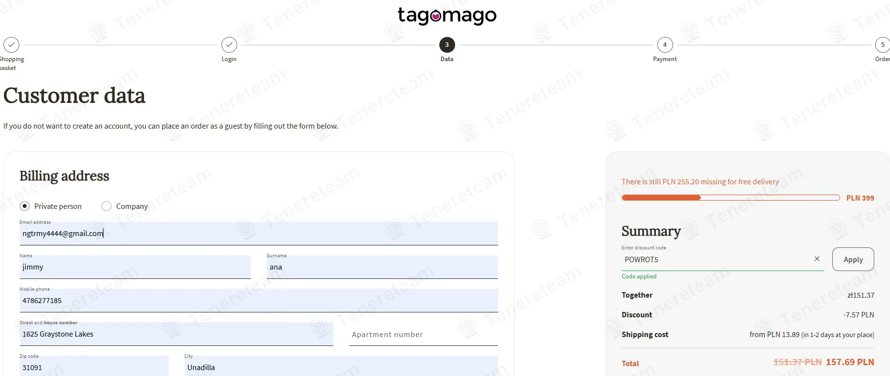 Tagomago PL coupon code: 5% off with POWROT5. Tested and valid as 1 year ago.